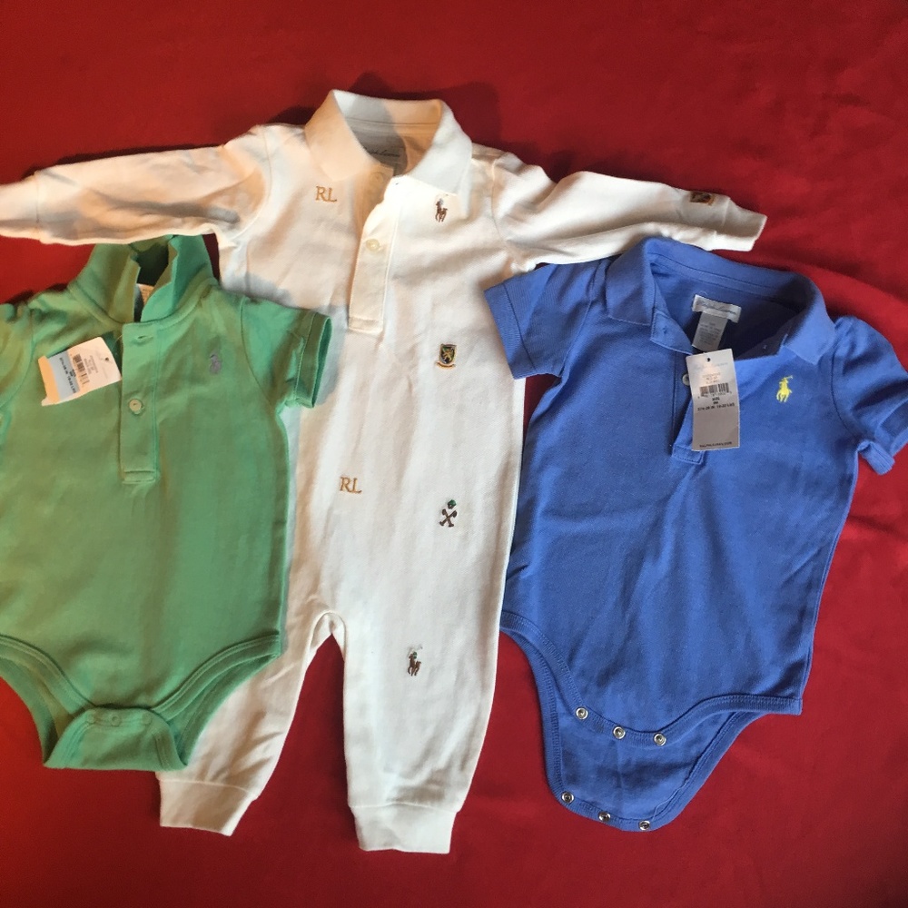 COPY - NWT Polo Ralph Lauren baby shirt sz 9 mont…